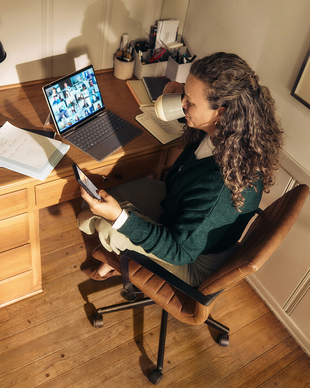 Kundin beim lebe leichter online Kurs